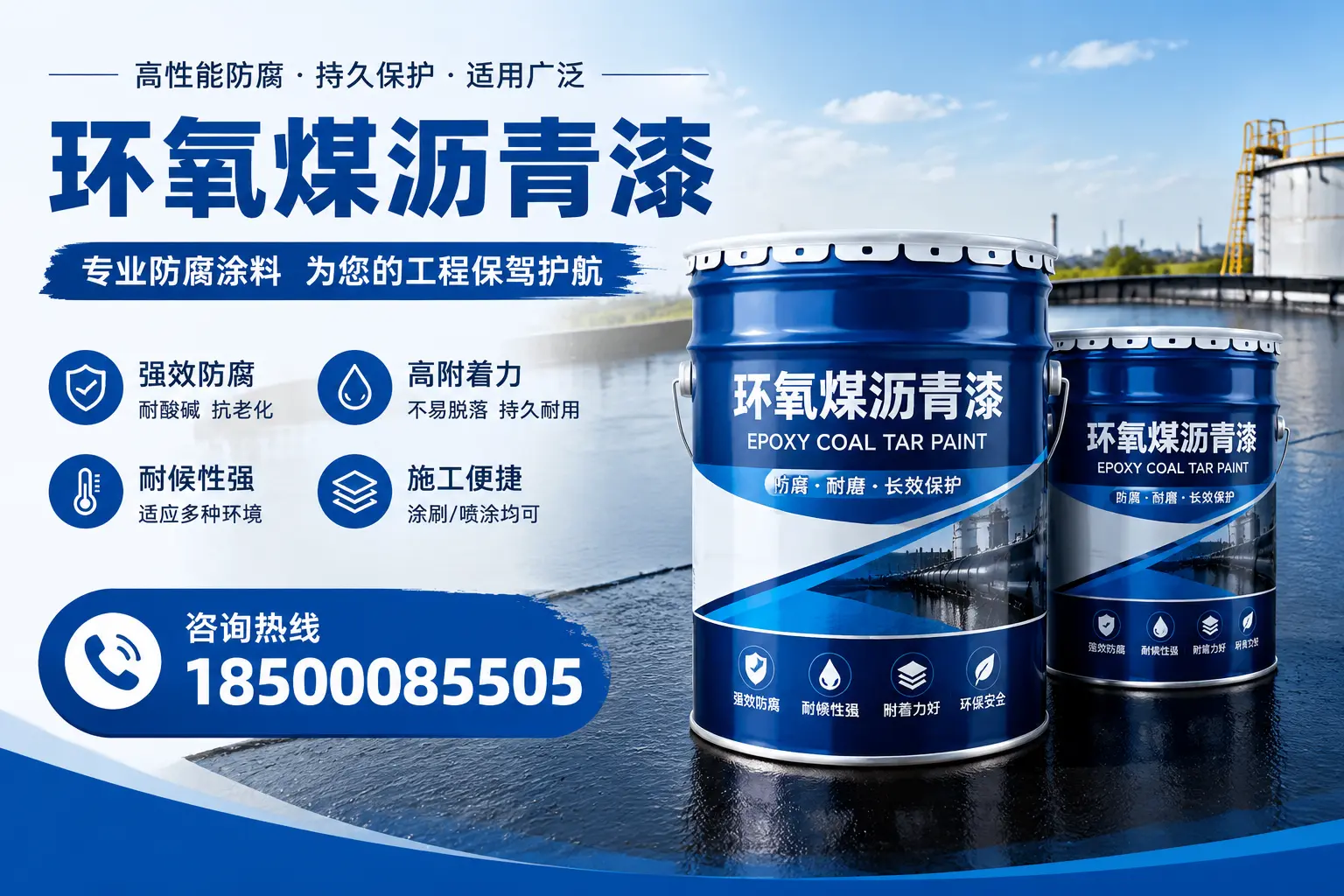 环氧煤沥青漆与其他漆类的比较,济宁用户的选择依据